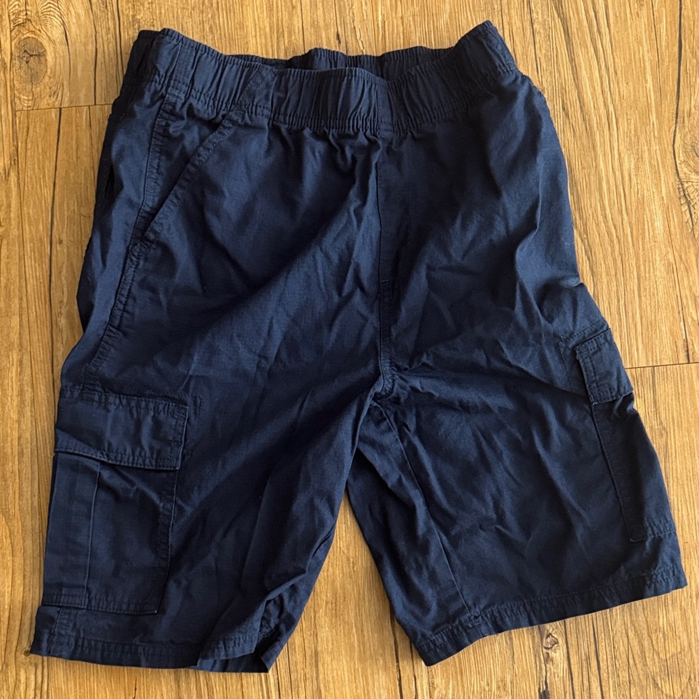Place Men's Dark Blue Cargo Shorts